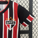 24-25 Sao Paulo Away Kids Soccer Jersey