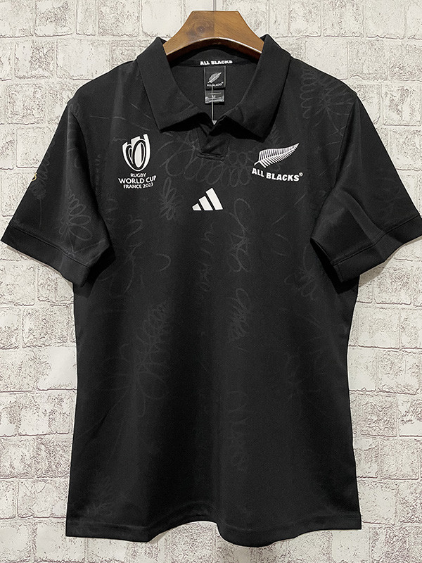 2023 New Zealand RUGBY WORLD CUP Home Rugby Jersey