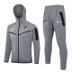 24-25 ATM Grey Hoodie Jacket Tracksuit #F580