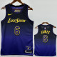 24-25 LAKERS JAMES #6 Royal blue City Edition Top Quality Hot Pressing NBA Jersey