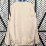 24-25 Man Utd Blue & khaki Double Sided Windbreaker (双面风衣)