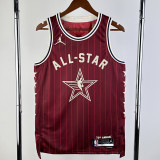 23-24 ALL-STAR BOOKE #1 Red Top Quality Hot Pressing NBA Jersey