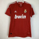 2011-2012 RMA Away Red Retro Soccer Jersey