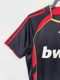 2006-2007 ACM Away Black Retro Soccer Jersey