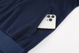 24-25 CHE Royal blue Hoodie Jacket Tracksuit #01