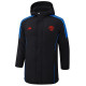 24-25 Man Utd Black Hooded Windbreaker Fabric Cotton Coat #G221