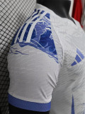 24-25 Japan White Special Edition Player Version Soccer Jersey *蓝龙