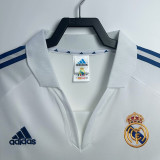 2001-2002 RMA Home Retro Soccer Jersey