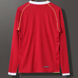2006-2007 Man Utd Home long sleeve Retro soccer jersey (长袖)