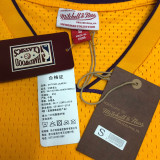 2000 LAKERS BRYANT #8 Yellow Retro Top Quality Hot Pressing NBA Jersey(V领)
