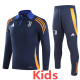 24-25 JUV Royal blue Kids Half Pull Tracksuit (童装)(半拉链)