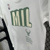 T115 Bucks MIL White High Quality Casual T-Shirt