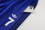 24-25 Man Utd Fancy blue Jacket Tracksuit #09