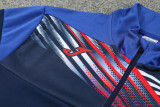 2024 JOM Royal Blue Half Pull Tracksuit #810(半拉链)