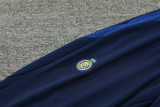 24-25 Al-Nassr Royal blue Half Pull Tracksuit (半拉链)