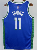 22-23 Dallas Mavericks IRVING #11 Blue City Edition Top Quality Hot Pressing NBA Jersey