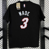 T142 HEAT WADE #3 Black High Quality Casual T-Shirt