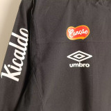 24-25 Santos FC Black Windbreaker
