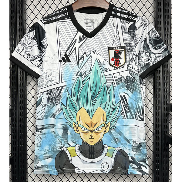 24-25 Japan White Special Edition Fans Training Shirts #蓝赛亚人