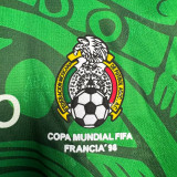 1998 Mexico Home Retro Soccer Jersey (带小字)