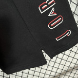 M006 Jordan Black Pure Cotton Fabric Casual Short Pants