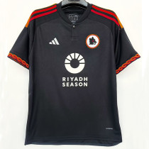 23-24 Roma Third Fans Soccer Jersey (Print RI..SE. )(圆圈广告)