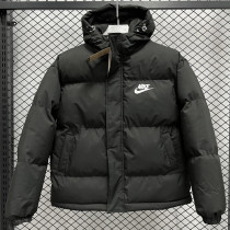 24-25 MF3 NK Black Hooded Cotton Coat #棉衣