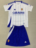 24-25 Zaragoza Home Kids Soccer Jersey