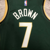 22-23 Celtics BROWN #7 Green City Edition Top Quality Hot Pressing NBA Jersey