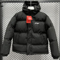 24-25 MF6 LN Black Hooded Cotton Coat #棉衣