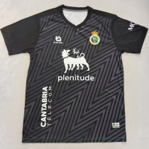 24-25 Racing de Santander Black Goalkeeper Soccer Jersey