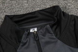 24-25 Man Utd Dark gray Half Pull Tracksuit (半拉链)