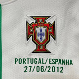 2012 Portugal Away Long Sleeve Retro Soccer Jersey (长袖)