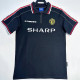 1998-1999 Man Utd Black Retro Retro Soccer Jersey