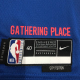 22-23 BUCKS ANTETOKOUNMPO #34 Blue City Edition Top Quality Hot Pressing NBA Jersey