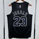 BULLS JORDAN #23 Black Glory Edition Top Quality Hot Pressing NBA Jersey 荣耀版