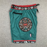 Grizzlies Green City Edition Top Quality NBA Pocket Pants #灰熊队