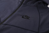 2024 Nk Grey Hoodie Jacket Tracksuit #NM07(灰色)