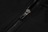 24-25 Argentina Black Hoodie Half Pull Tracksuit #F593半拉连帽