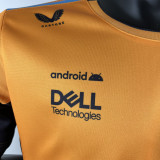 2023 F1 Formula One McLaren Yellow Racing Suit (圆领)