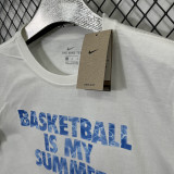 T208 NK White High Quality Casual T-Shirt