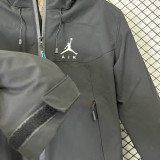 2024 Jordan Cotton Thickened warm Black Outdoor Jackets #A800加棉冲锋衣