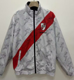 25-26 River Plate Black & White Double Sided Windbreaker (双面风衣)