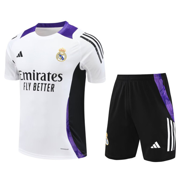 24-25 RMA White Training Short Suit
