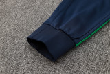 24-25 Italy Royal blue Hoodie Half Pull Tracksuit #F597半拉连帽