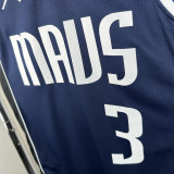 22-23 Dallas Mavericks DAVIS #3 Royal Blue Top Quality Hot Pressing NBA Jersey (Trapeze Edition)飞人版