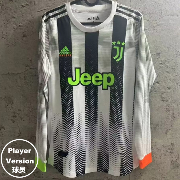 2019-2020 JUV Special Edition Long Sleeve Retro Player Version Soccer Jersey (长袖)球员版