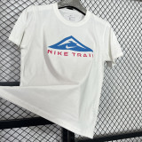 T255 NK White High Quality Casual T-Shirt #三角山