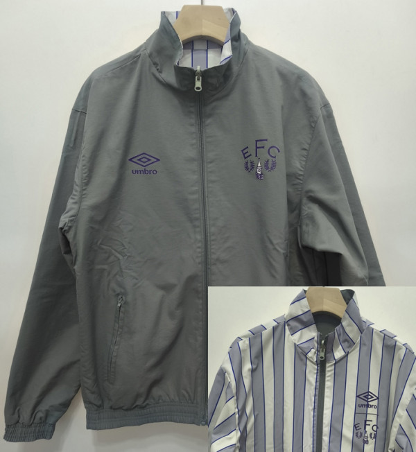 24-25 EVE Grey & White Double Sided Windbreaker (双面风衣)
