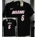T888 HEAT JAMES #6 Black High Quality Casual T-Shirt
